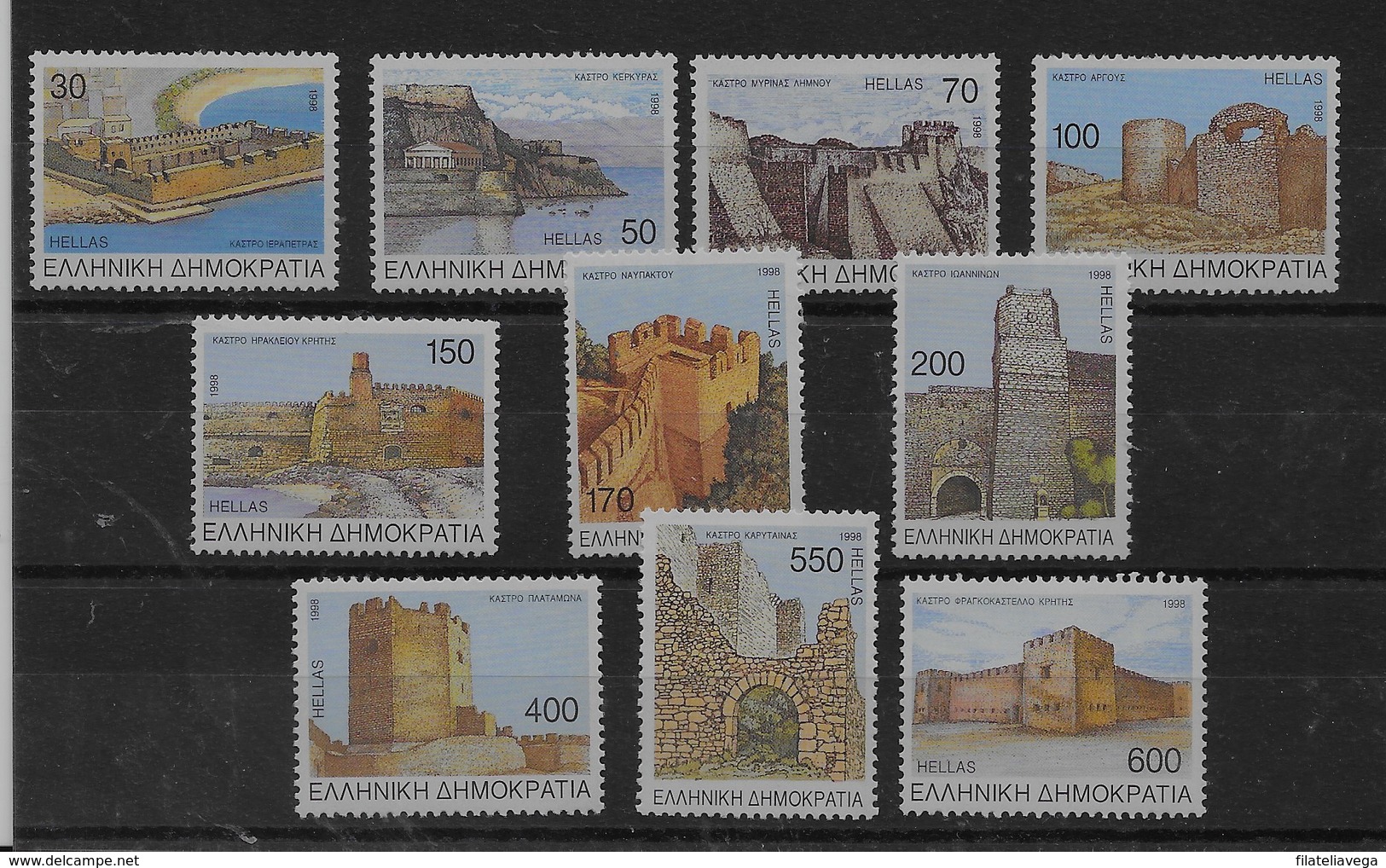 Serie De Grecia Nº Yvert 1966/75 (A) ** - Nuevos