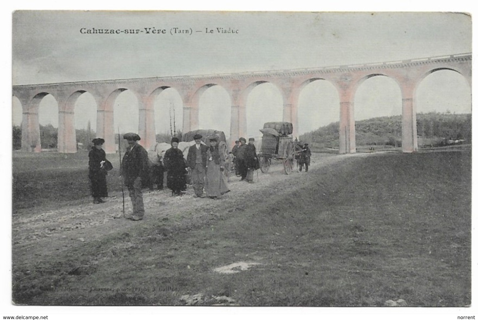 81 CAHUZAC SUR VERE Le Viaduc  Colorisée  Animée - Autres & Non Classés