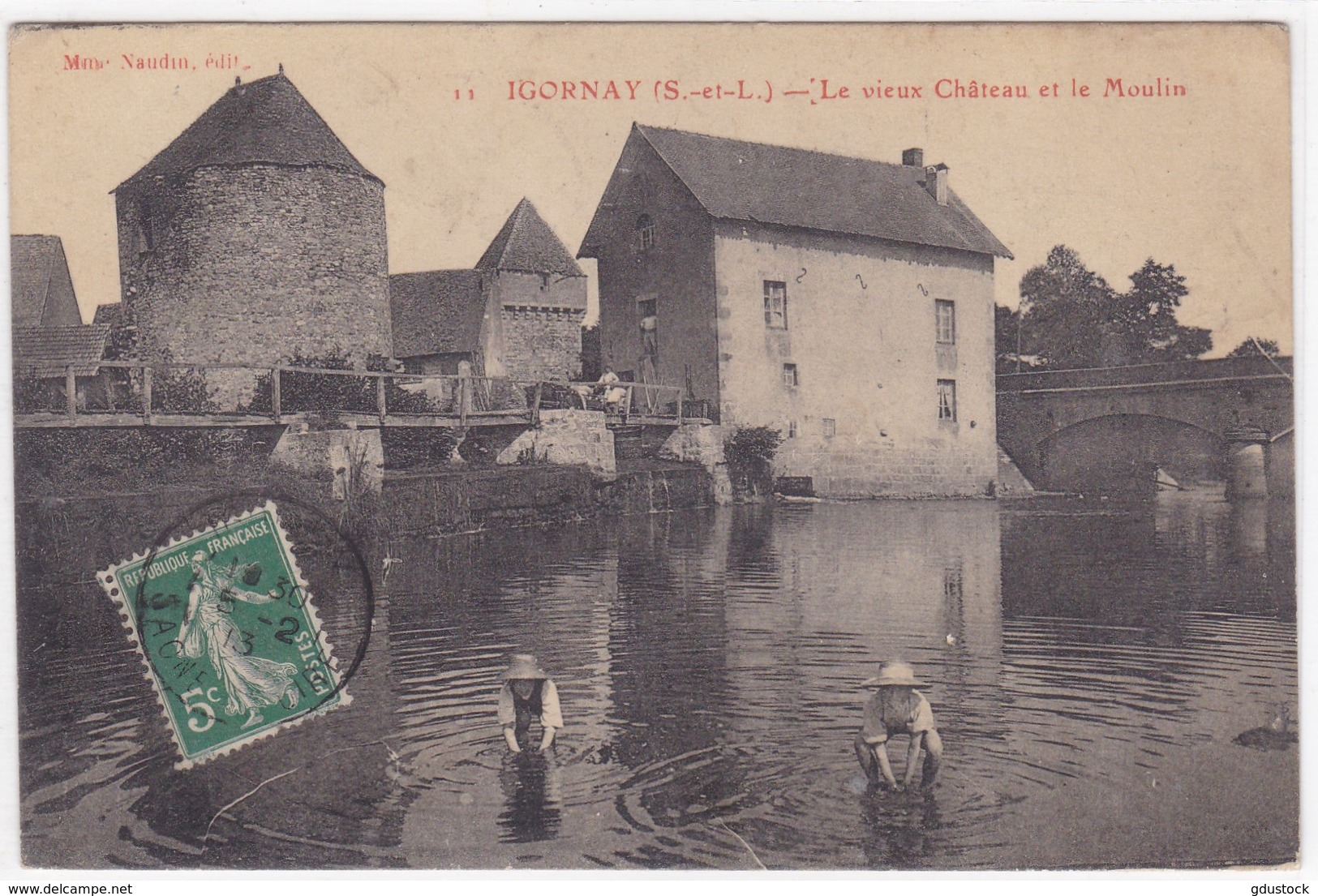 Saône-et-Loire - Igornay - Le Vieux Château Et Le Moulin - Autres & Non Classés