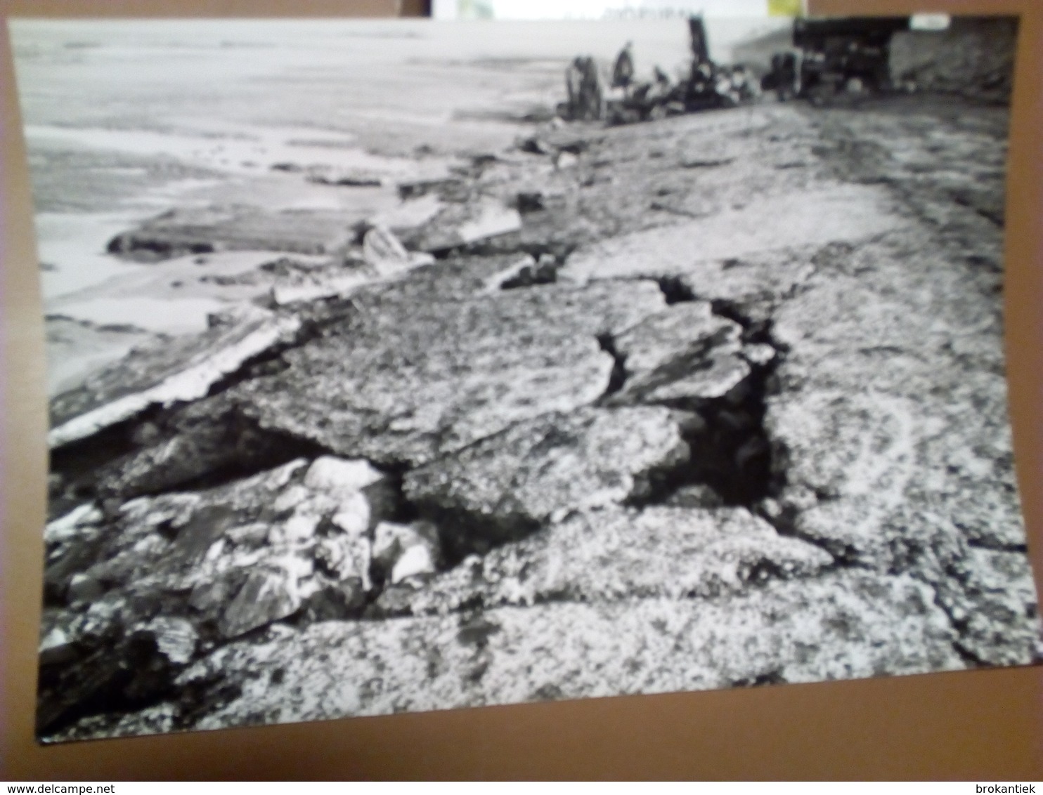 21 kaarten echte foto's Middelkerke zeedijk stormschade