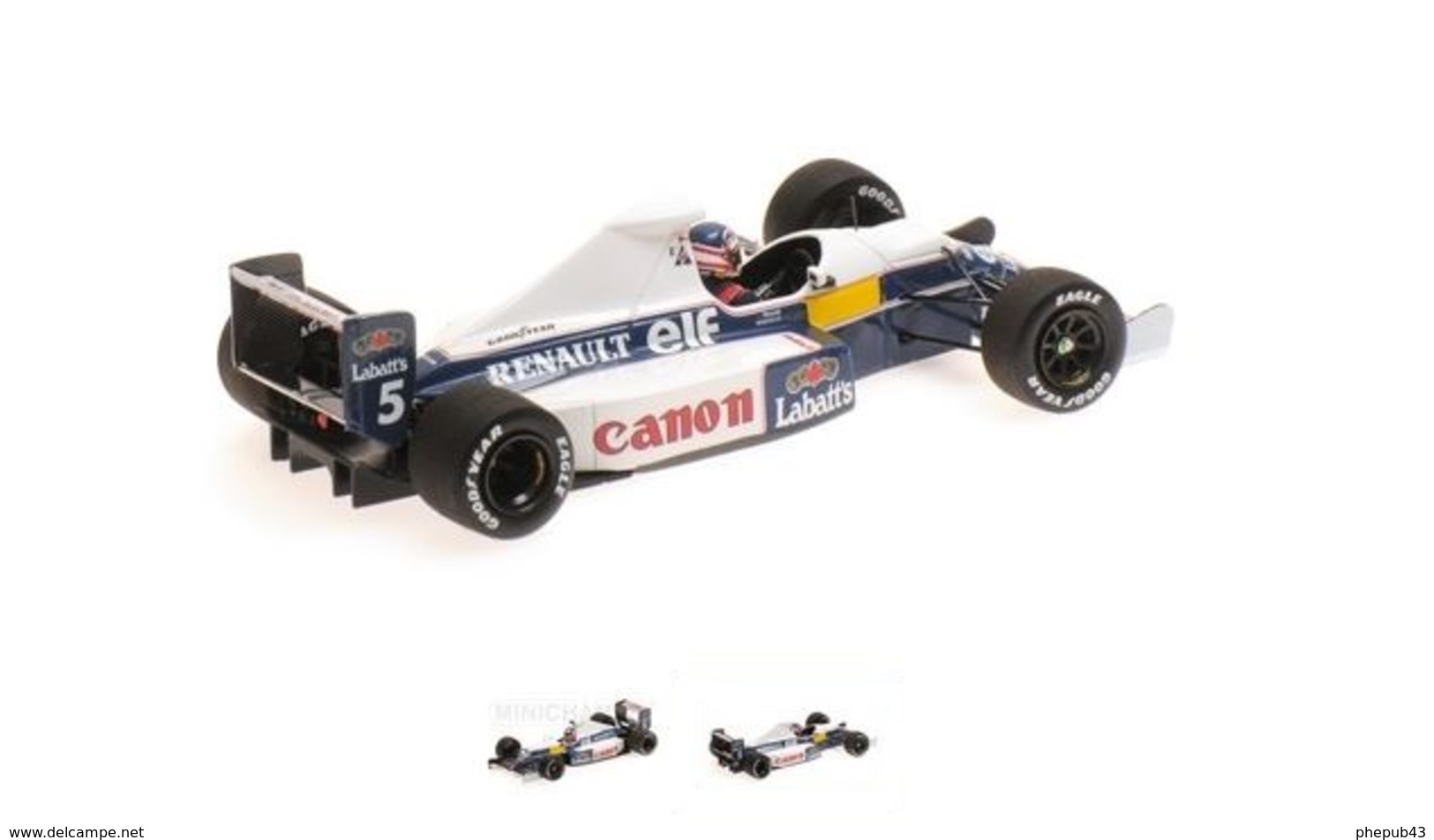 Williams Renault FW13B – Nigel Mansell - F1 Test 1991 #5 - Minichamps - Minichamps