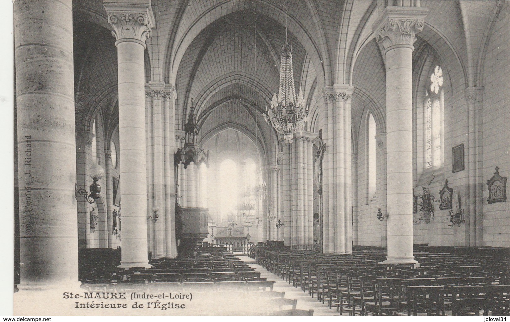 Indre Et Loire - STA MAURE - Intérieur De L' Eglise- Non écrite - Autres & Non Classés