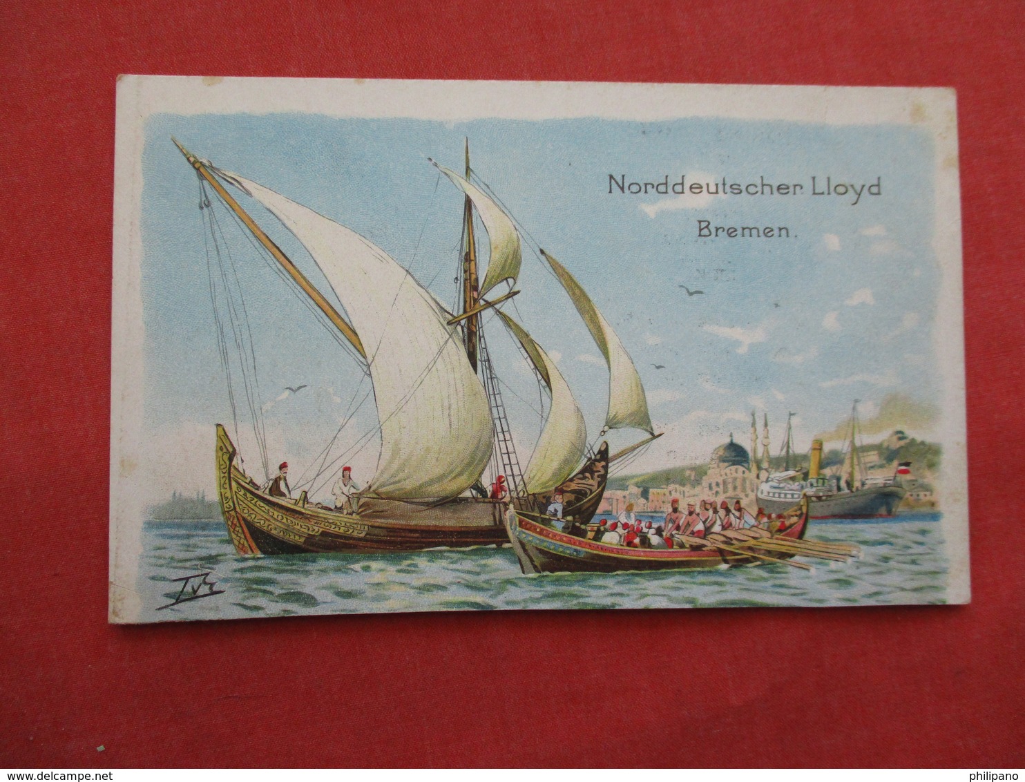 Norddeutscher Lloyd Breman-  Signed Artist --  Ref 3175 - Other & Unclassified