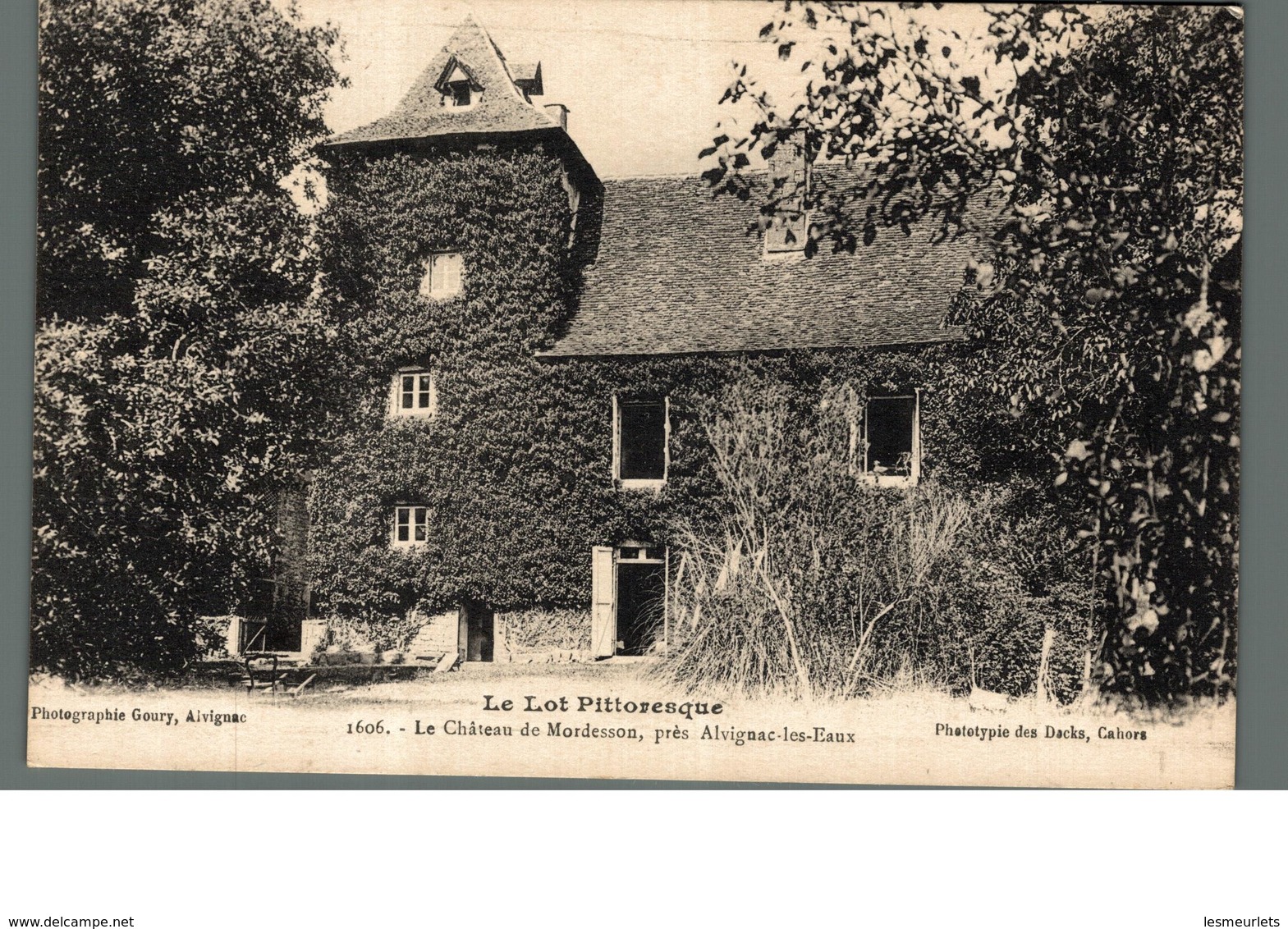 Cpa 46 Le Lot Pittoresque Le Chateau De Mordesson Près Alvignac Les Eaux  Déstockage à Saisir - Autres & Non Classés