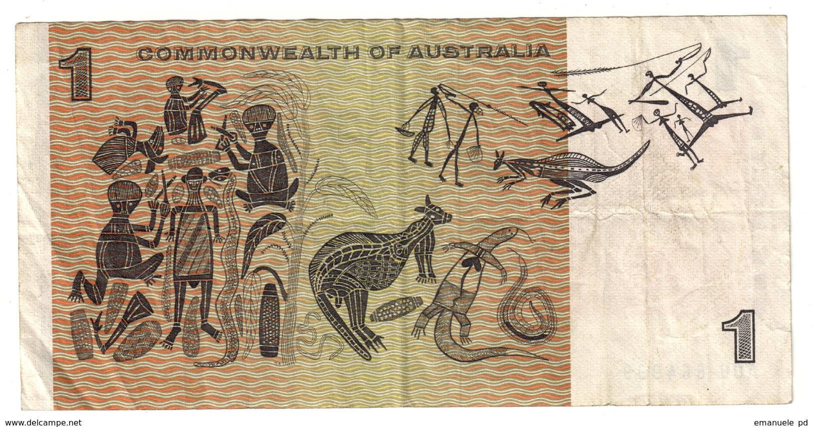 Commonwealth Of Australia 1 Dollar 1969 Phillips Randall - 1966-72 Reserve Bank Of Australia