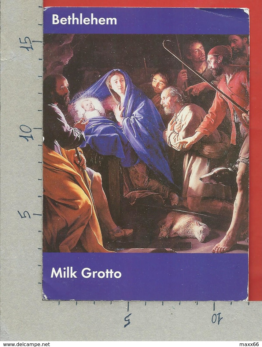 CARTOLINA VG ISRAELE - BETHLEHEM - Milk Grotto - 12 X 17 - ANN. 2004 CENTENARIO FIFA - Israel