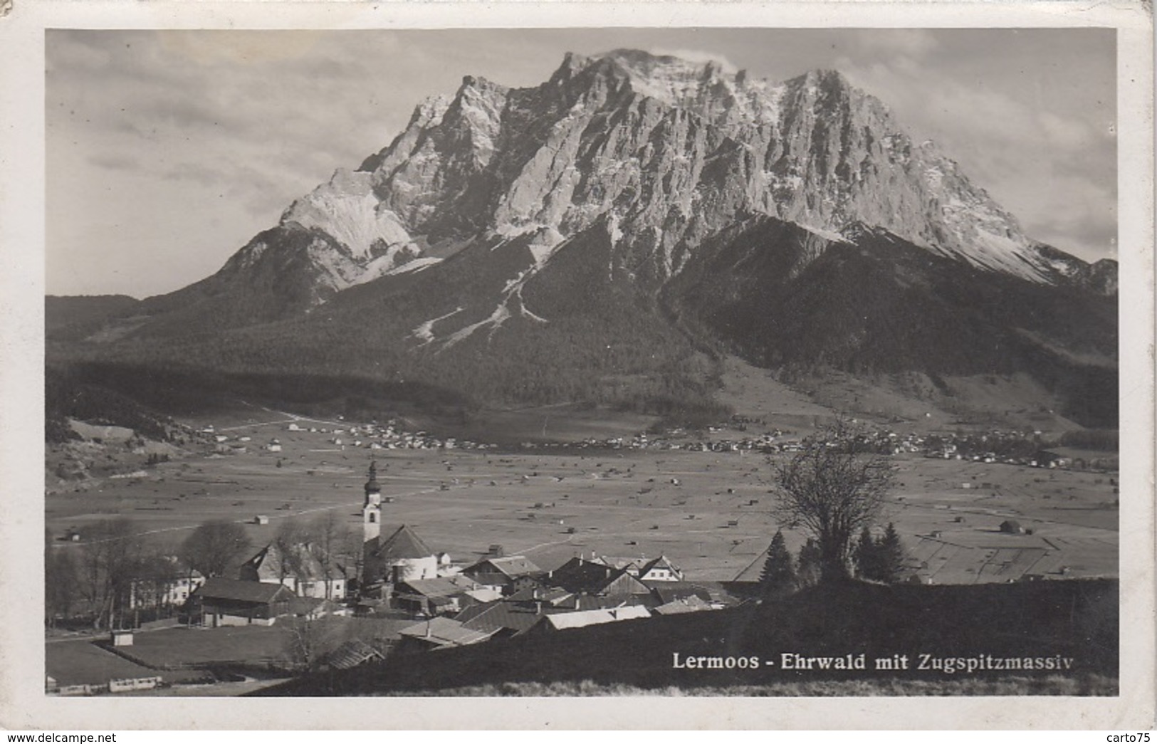 Autriche - Lermoos - Ehrwald Mit Zugspitzmassiv - Postmarked 1953 - Lermoos