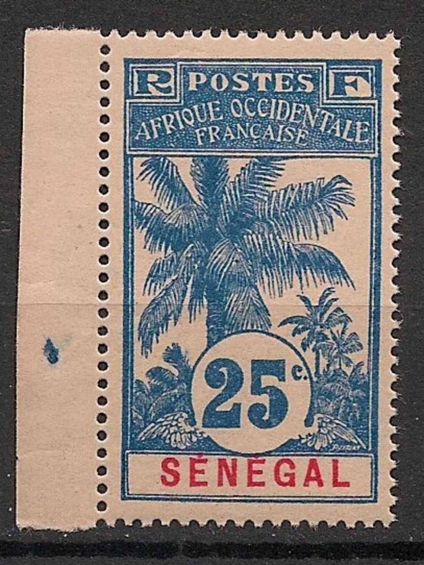 Sénégal - 1906 - N°Yv. 37 - Palmier 25c - Neuf Luxe ** / MNH / Postfrisch - Ongebruikt