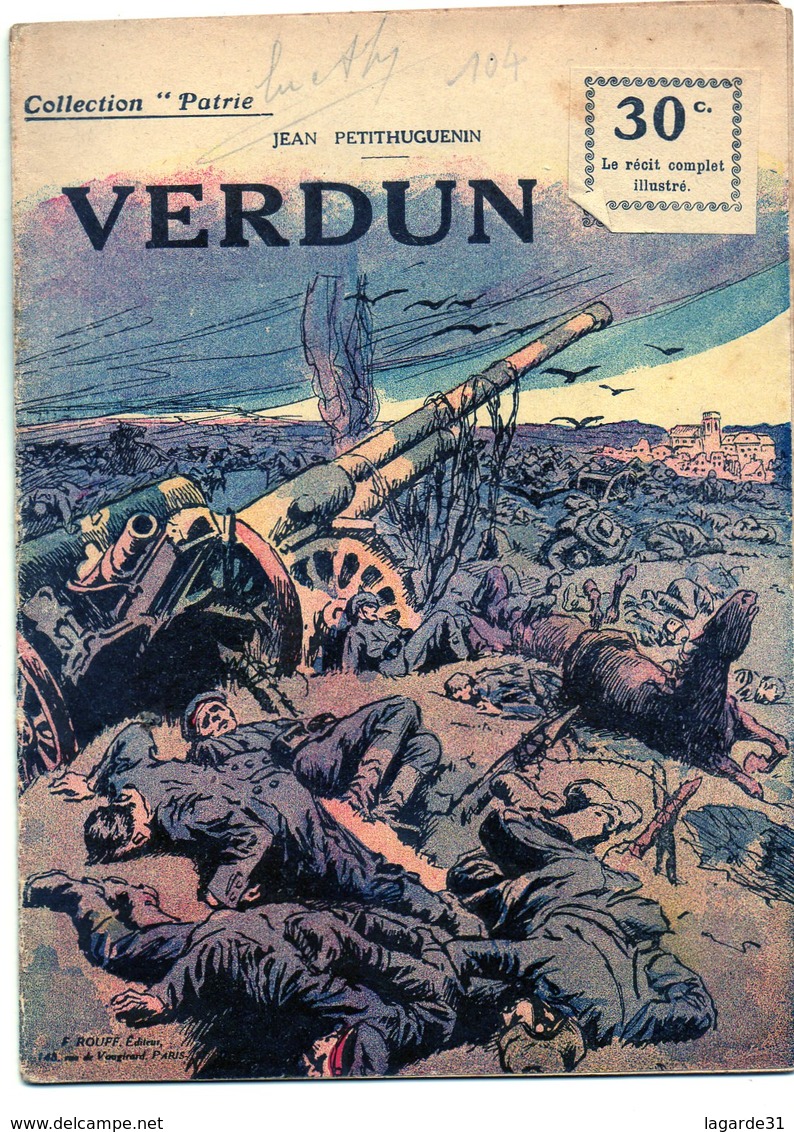 Collection "Patrie". Rouff. Guerre 1914-1918. N°104 VERDUN - War 1914-18