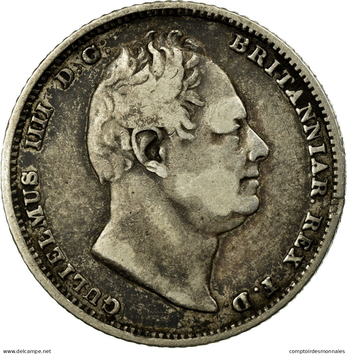 Monnaie, Grande-Bretagne, William IV, 6 Pence, 1831, TB+, Argent, KM:712 - H. 6 Pence