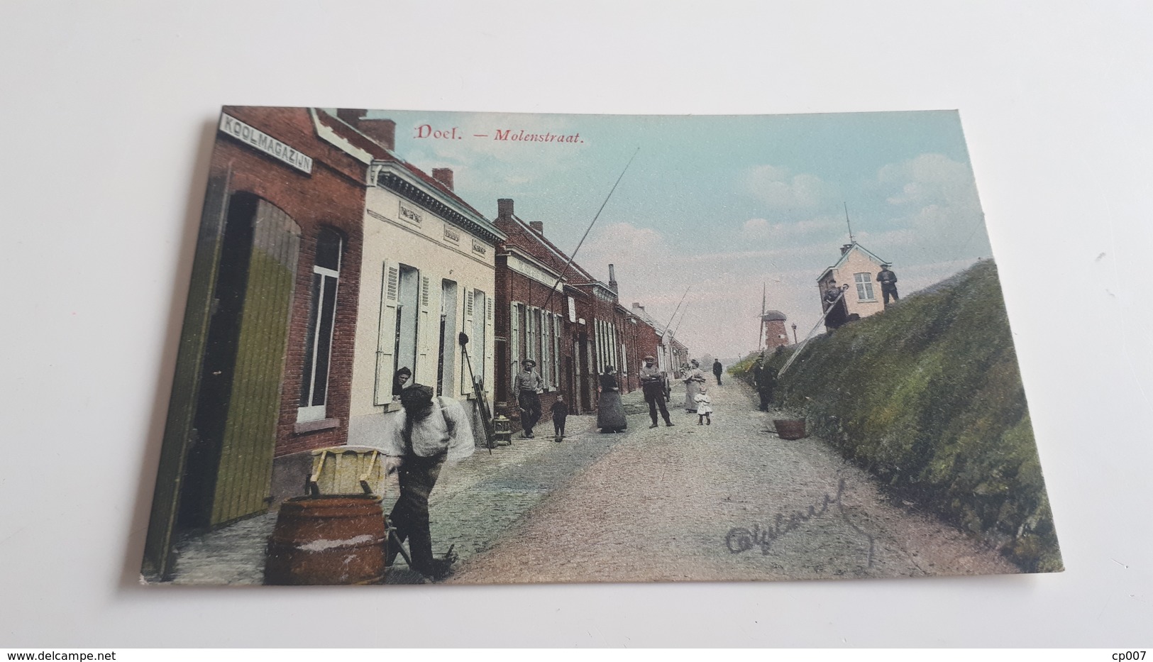 *DOEL Molenstraat Couleur   Animée Oblitéré En 1910 - Autres & Non Classés