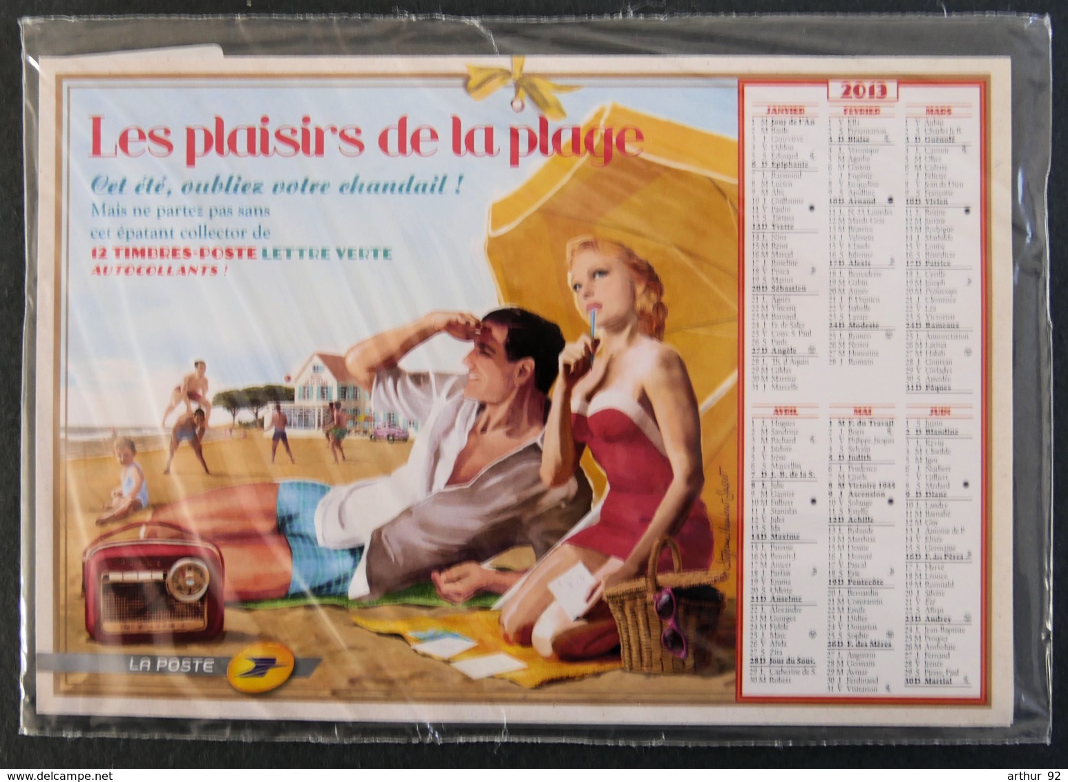 FRANCE - 2013 - CALENDRIER TIMBRE - Collectors