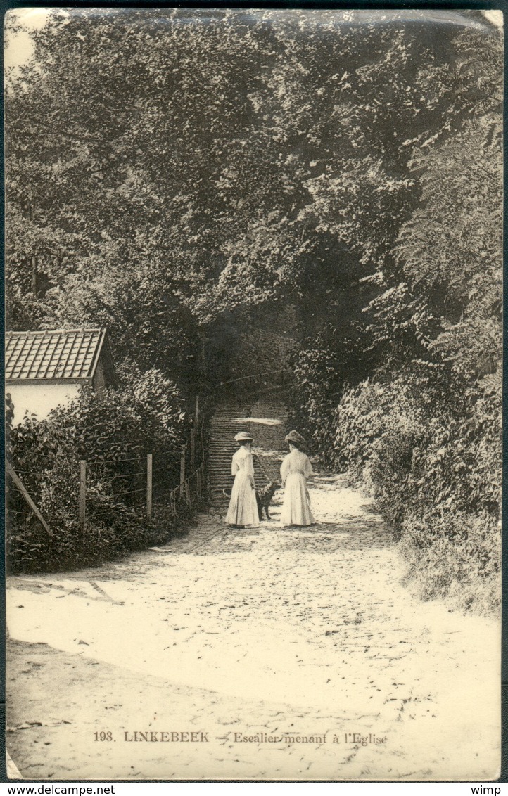 LINKEBEEK : Escalier Menant à L'Eglise - Linkebeek