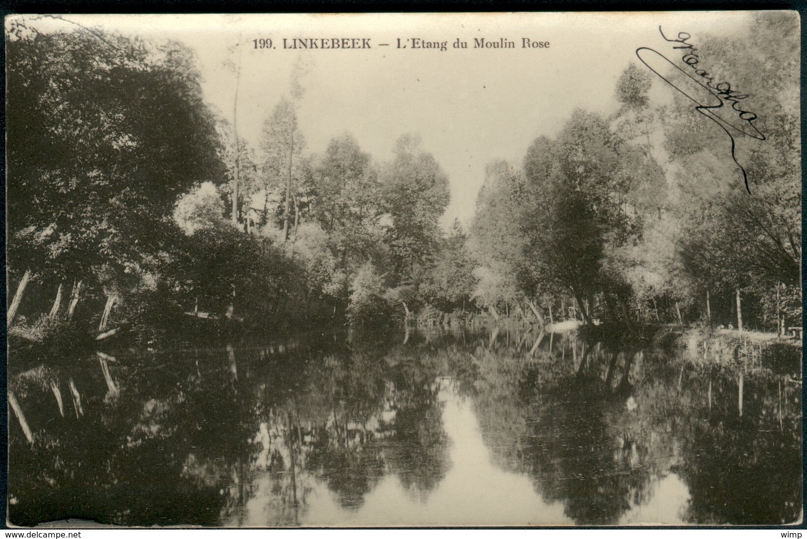 LINKEBEEK :  L'Etang Du Moulin Rose - Linkebeek