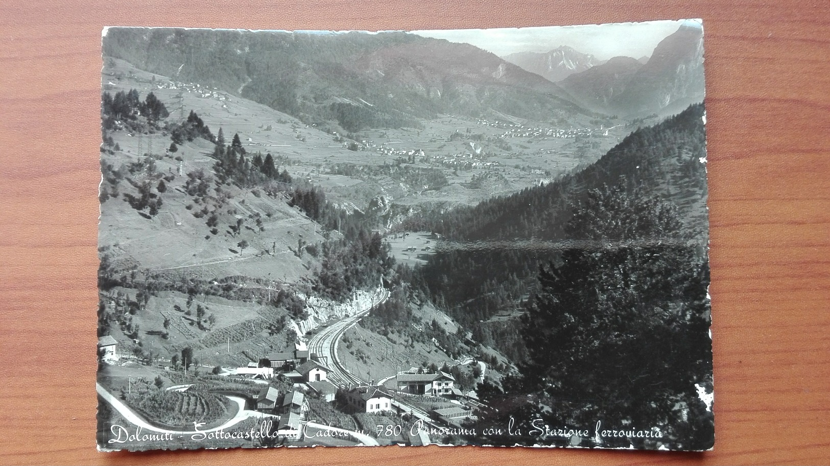 Sottocastello Di Cadore - Panorama Con La Stazione Ferroviaria - Belluno