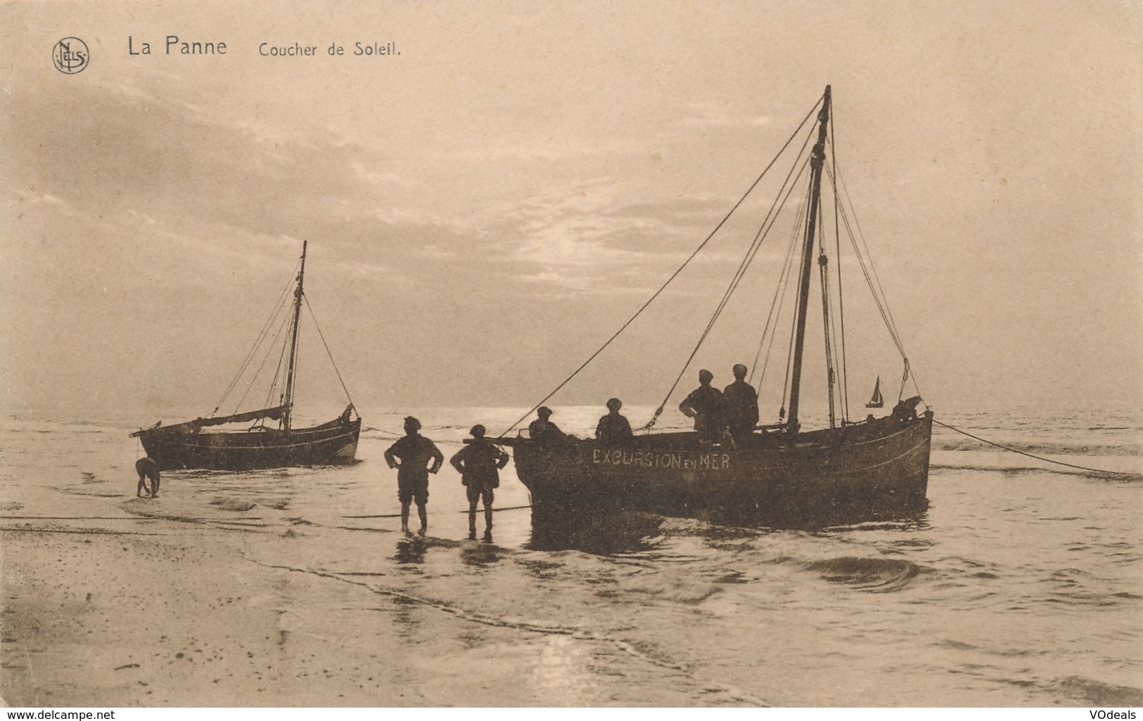 CP - Belgique - De Panne - La Panne - Coucher De Soleil - De Panne