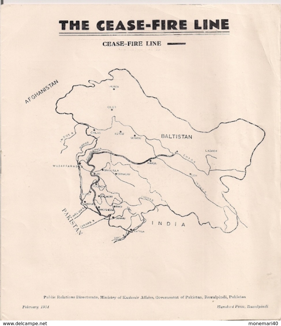 KASHMIR IN MAPS -  PAKISTAN & KASHMIR - JAMMU & KASHMIR STATE - POONCH JAGIR - CARTES DIVERSES - Kultur