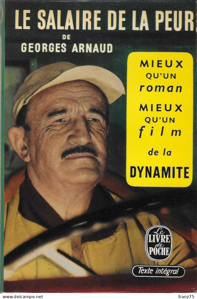 Le Salaire De La Peur--G. ARNAUD- Livre De Poche 1965--BE/TBE - Films