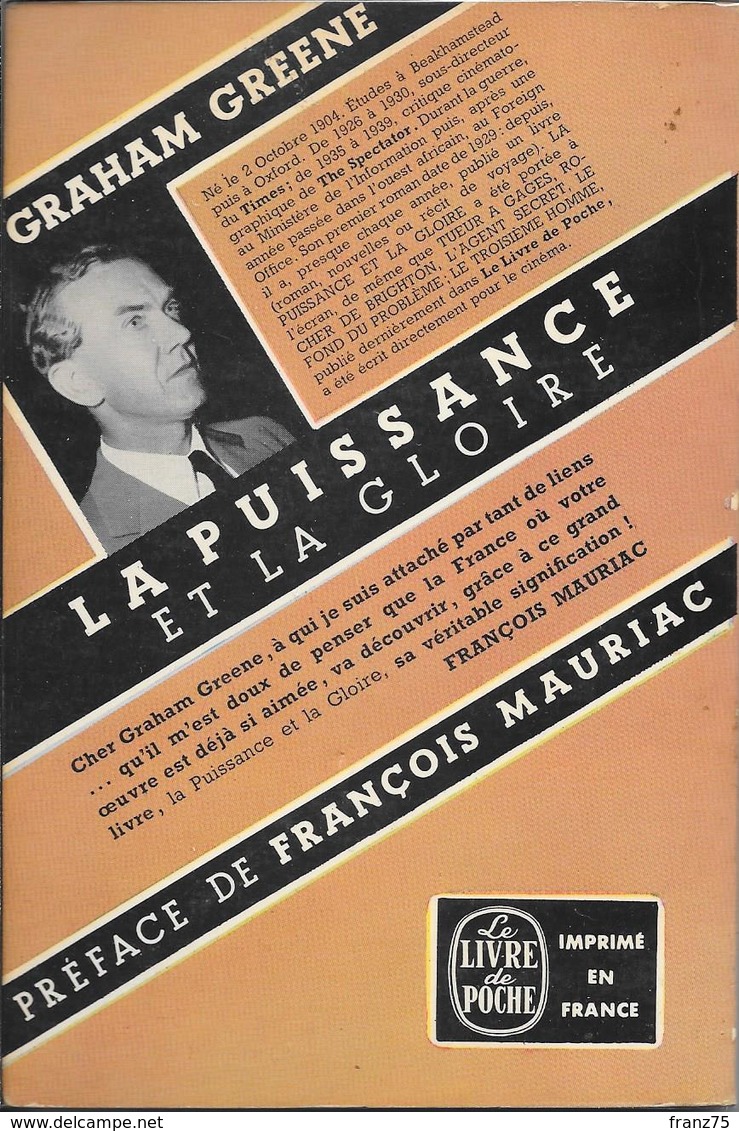 La Puissance Et La Gloire--G. GREENE- Livre De Poche 1964--BE/TBE - Religion