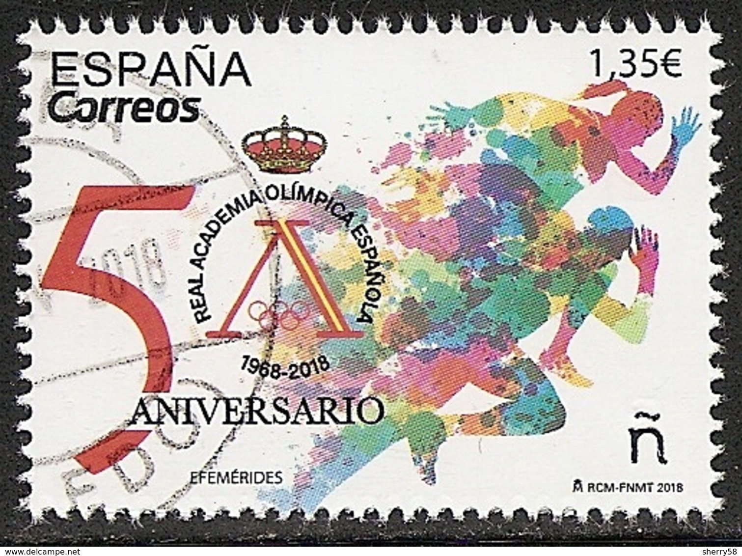 2018-ED. 5233 COMPLETA - 50 Aniversario De La Academia Olímpica Española-USADO - Gebruikt