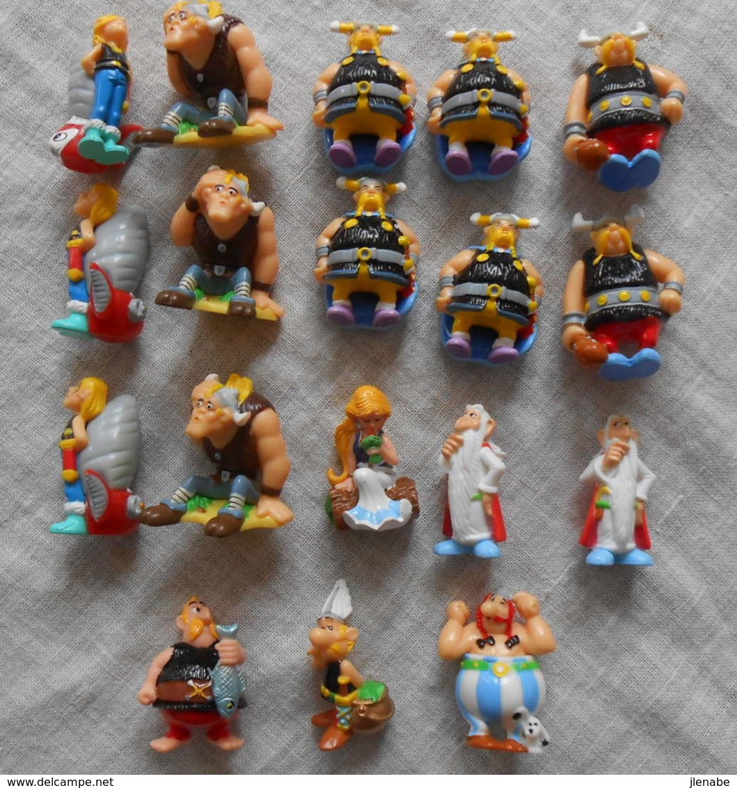 ASTERIX Lot 18 Figurines - Little Figures - Plastic