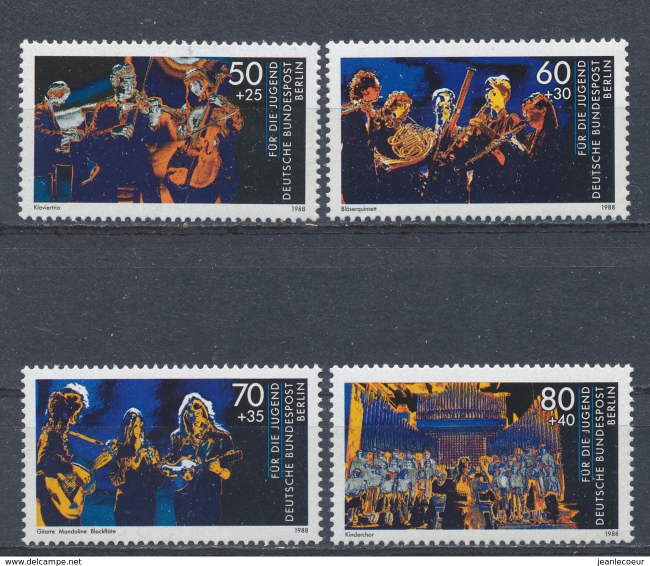 Berlijn/Berlin 1988 Mi: 807-810 Yt: 770-773 (PF/MNH/Neuf Sans Ch/nuovo Senza C./**)(4086) - Ongebruikt