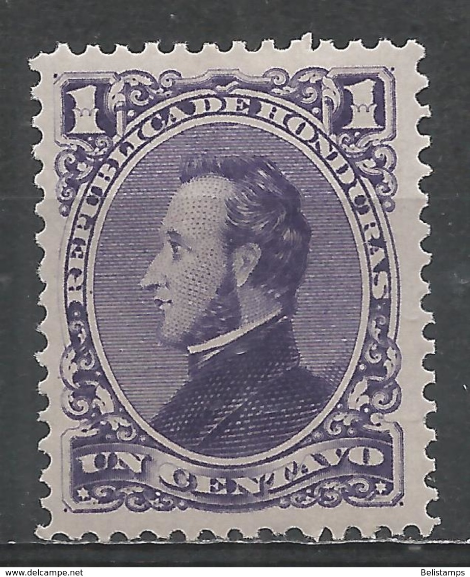 Honduras 1878. Scott #30 (M) President Francisco Morazan * - Honduras