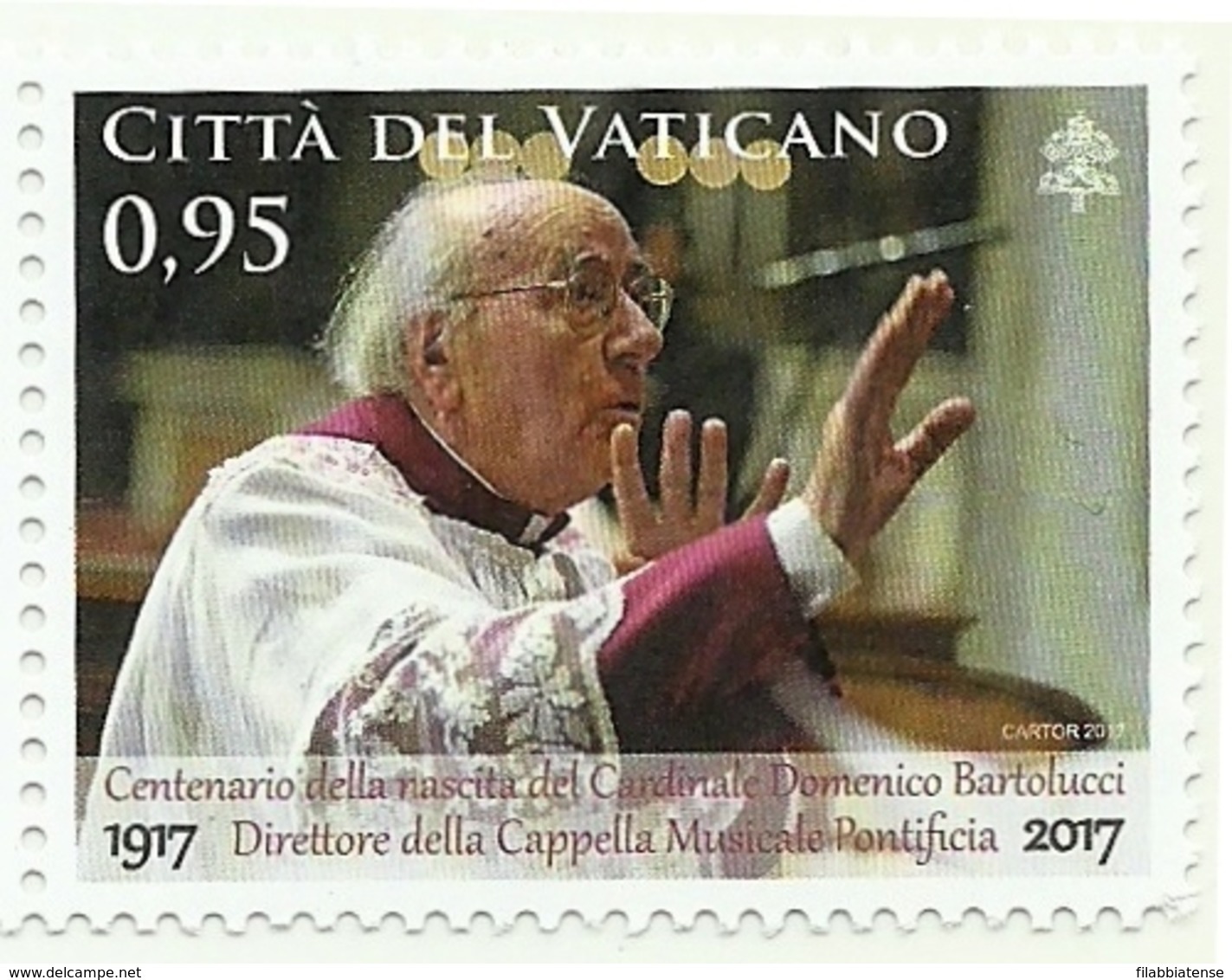 2017 - Vaticano 1766 Cardinale D. Bartolucci - Cristianesimo