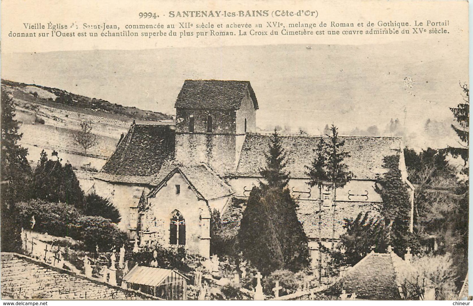 SANTENAY LES BAINS EGLISE - Autres & Non Classés