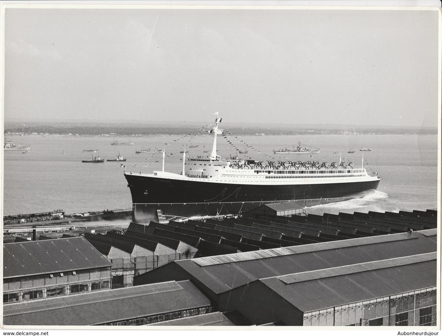 Service Photographique Chantiers De L'Atlantique "FRANCE" 11 05 60(23cmX18cm)P08 - Bateaux