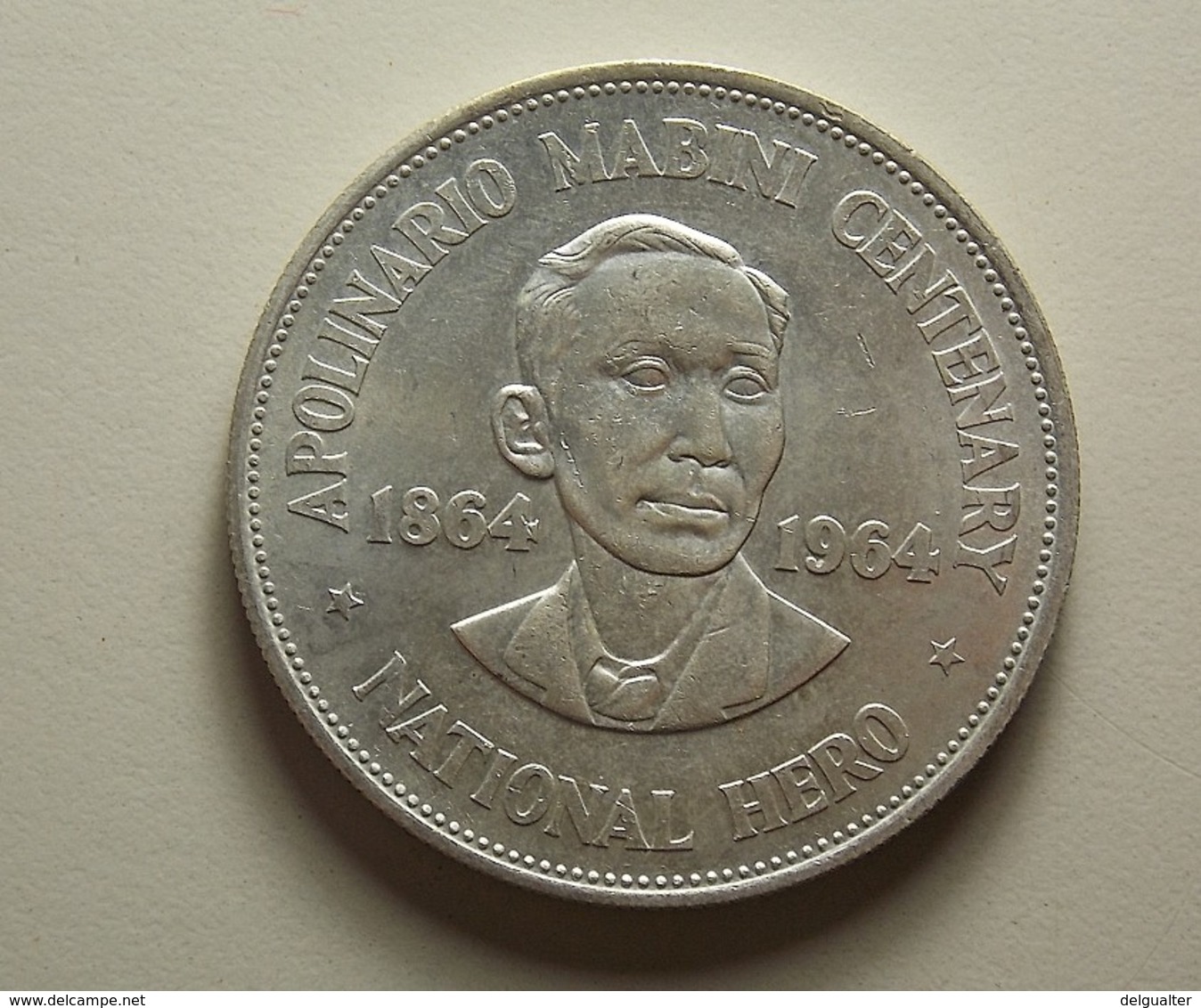 Philippines 1 Peso 1964 Silver - Philippines