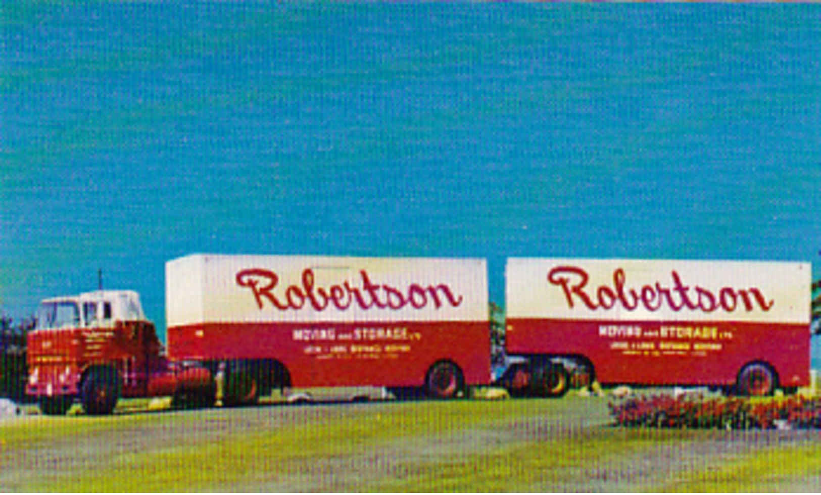 BC: VANCOUVER , B.C. , Canada , 50-60s ; ROBERTSON Moving Company , United Van Lines - Vancouver