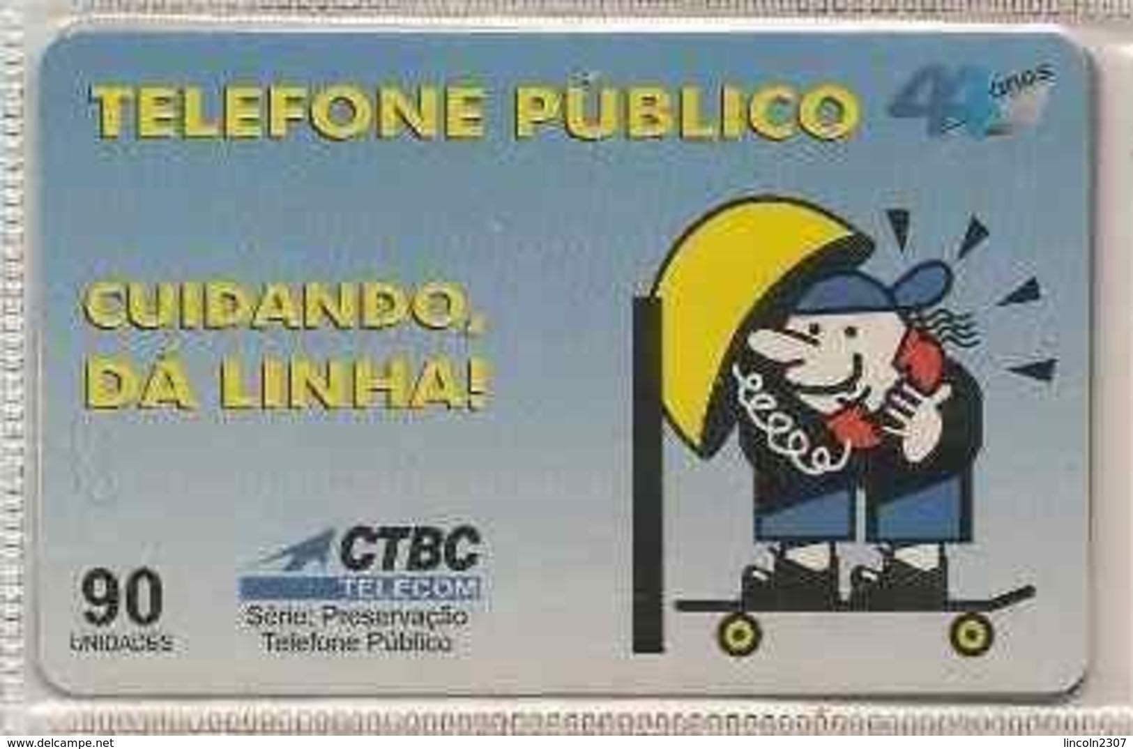 LSJP BRAZIL PHONECARD PUBLIC PHONE CTBC TELECOM - Brasilien