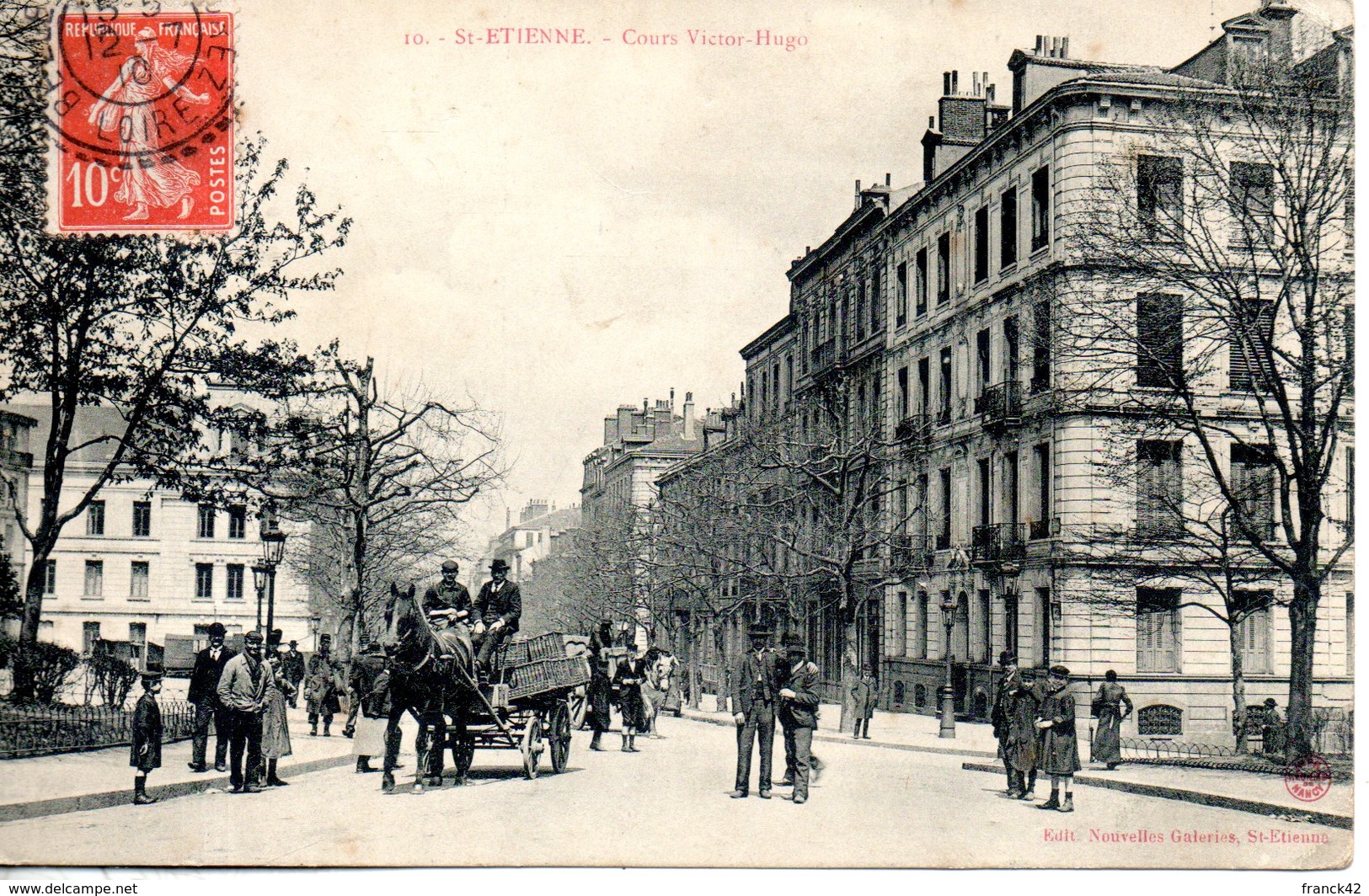 42. Saint Etienne. Cours Victor Hugo - Saint Etienne