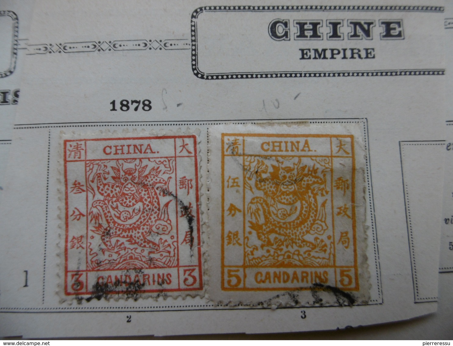 CHINE CHINA CHINESE CANDARINS STAMPS TIMBRES  Issus Album - Autres & Non Classés