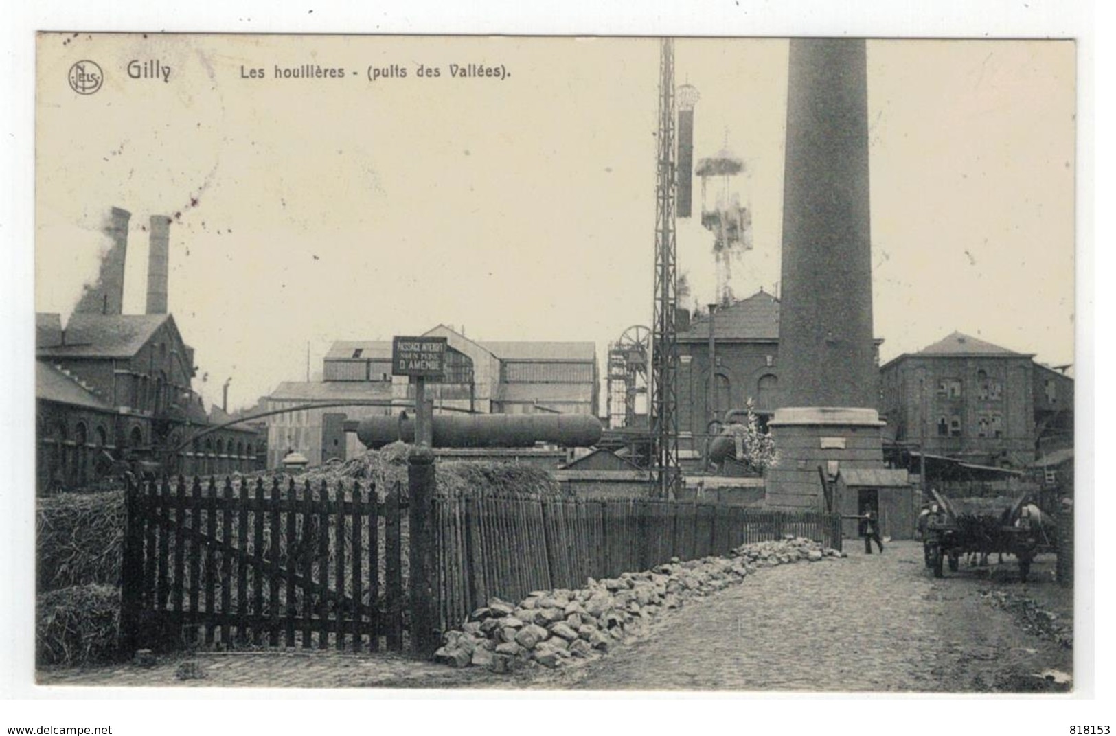 Gilly  Les Houillères - (puits Des Vallées) - Charleroi