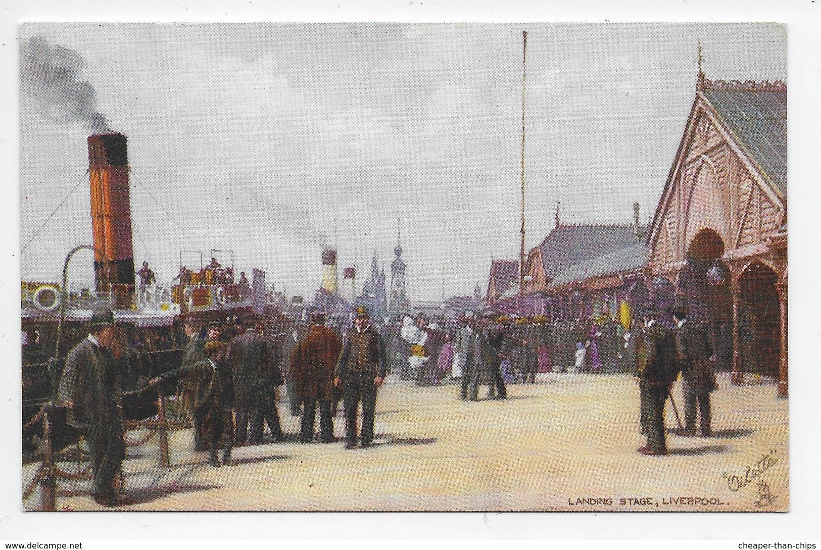 Landing Stage, Liverpool - Tuck Oilette 7246 - Liverpool