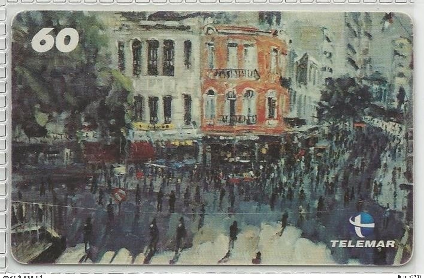 LSJP BRAZIL PHONECARD STREET SETE DE SETEMBRO ART TELEMAR - Brasilien