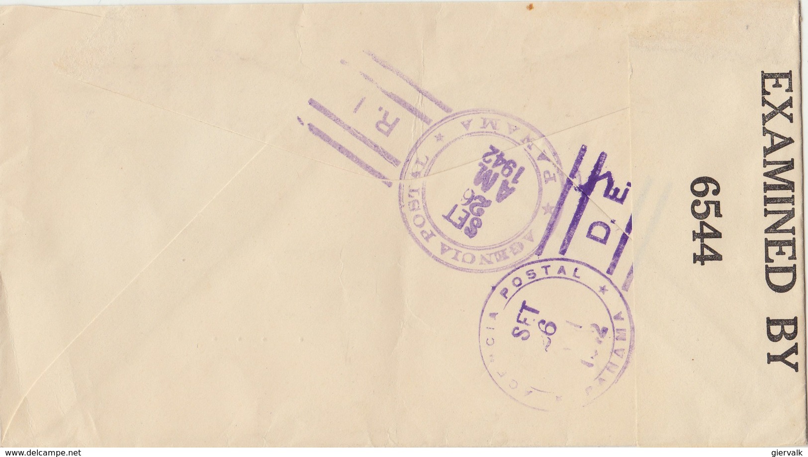 PANAMA 1942 Cover To USA. Examined By 6544.BARGAIN.!! - Panama