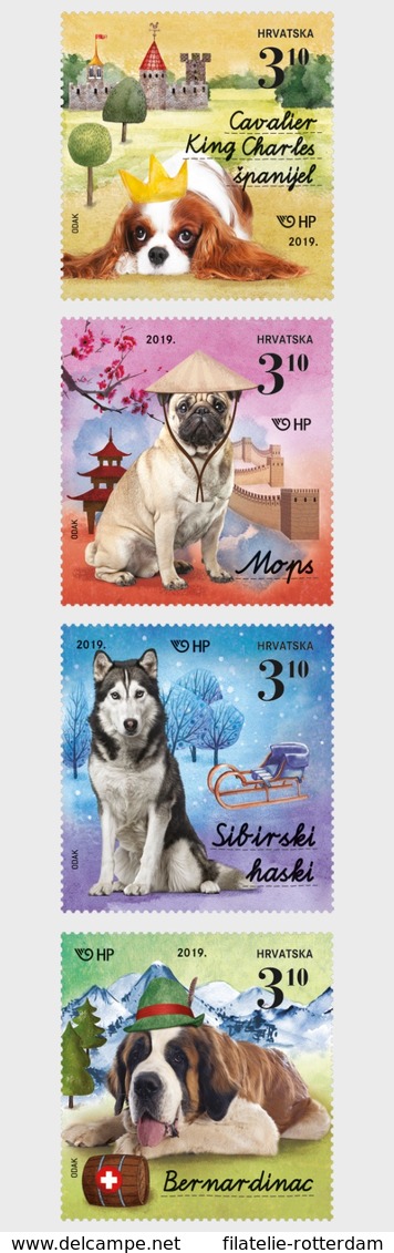 Kroatië / Croatia - Postfris / MNH - Complete Set Huisdieren, Honden 2019 - Kroatië