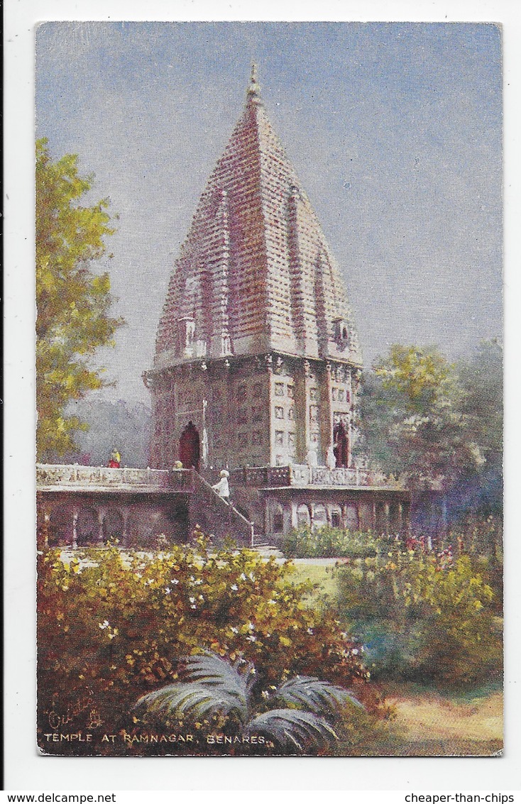 Temple At Ramnagar, Benares - Tuck Oilette 7239 - India