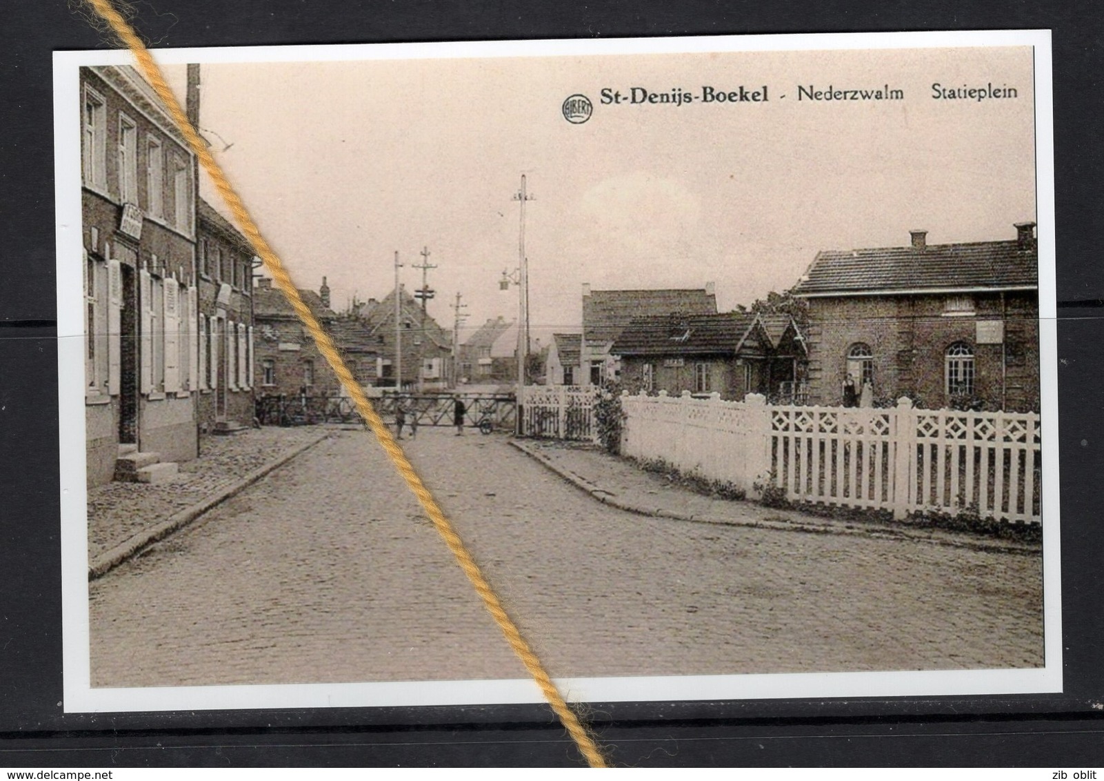 REPRODUCTION  ST DENIJS BOEKEL NEDERZWALM ZWALM  OOST VLAANDEREN  GARE STATION - Zwalm