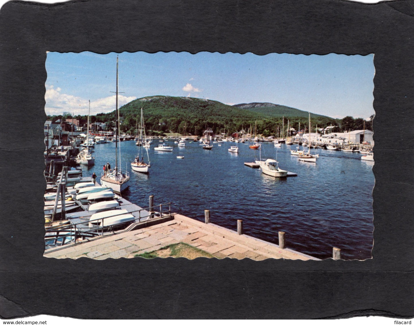 84271    Stati Uniti,  Camden,  Maine,  View Of Harbor From Yacht Club,  NV - Camden