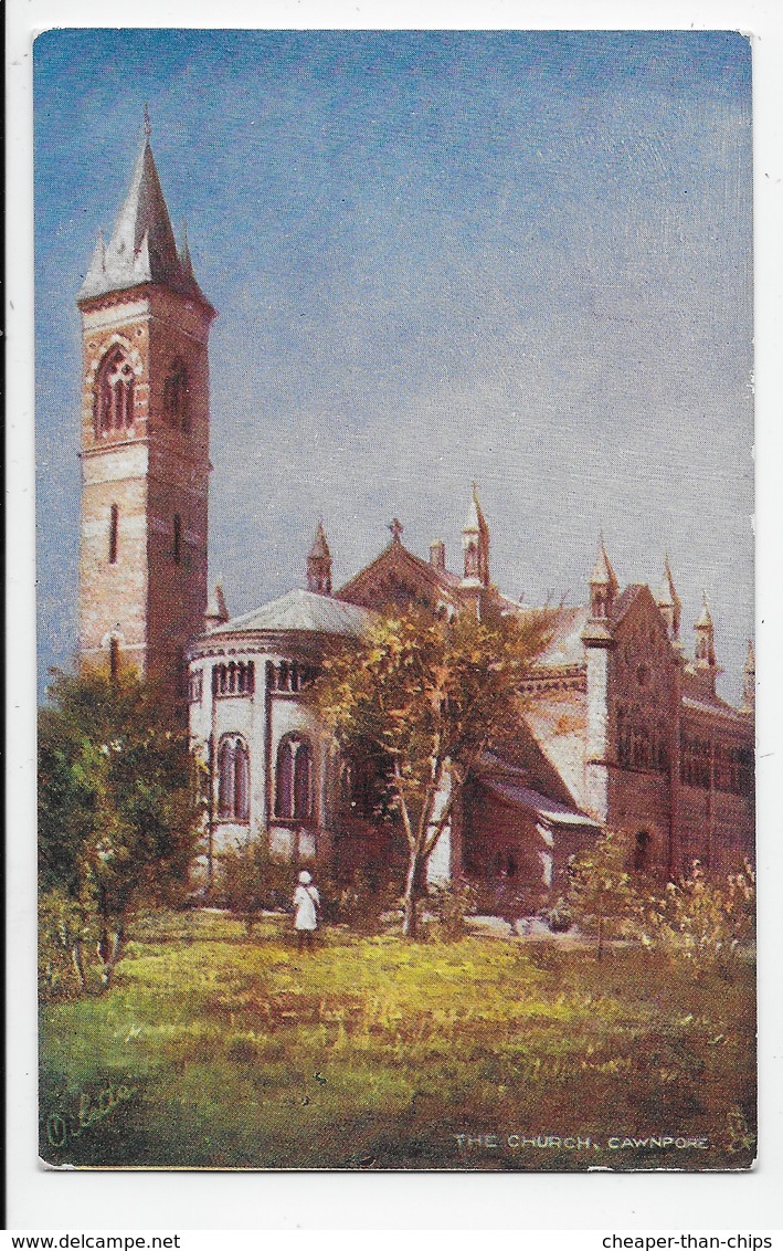 The Church, Cawnpore - Tuck Oilette 7234 - India