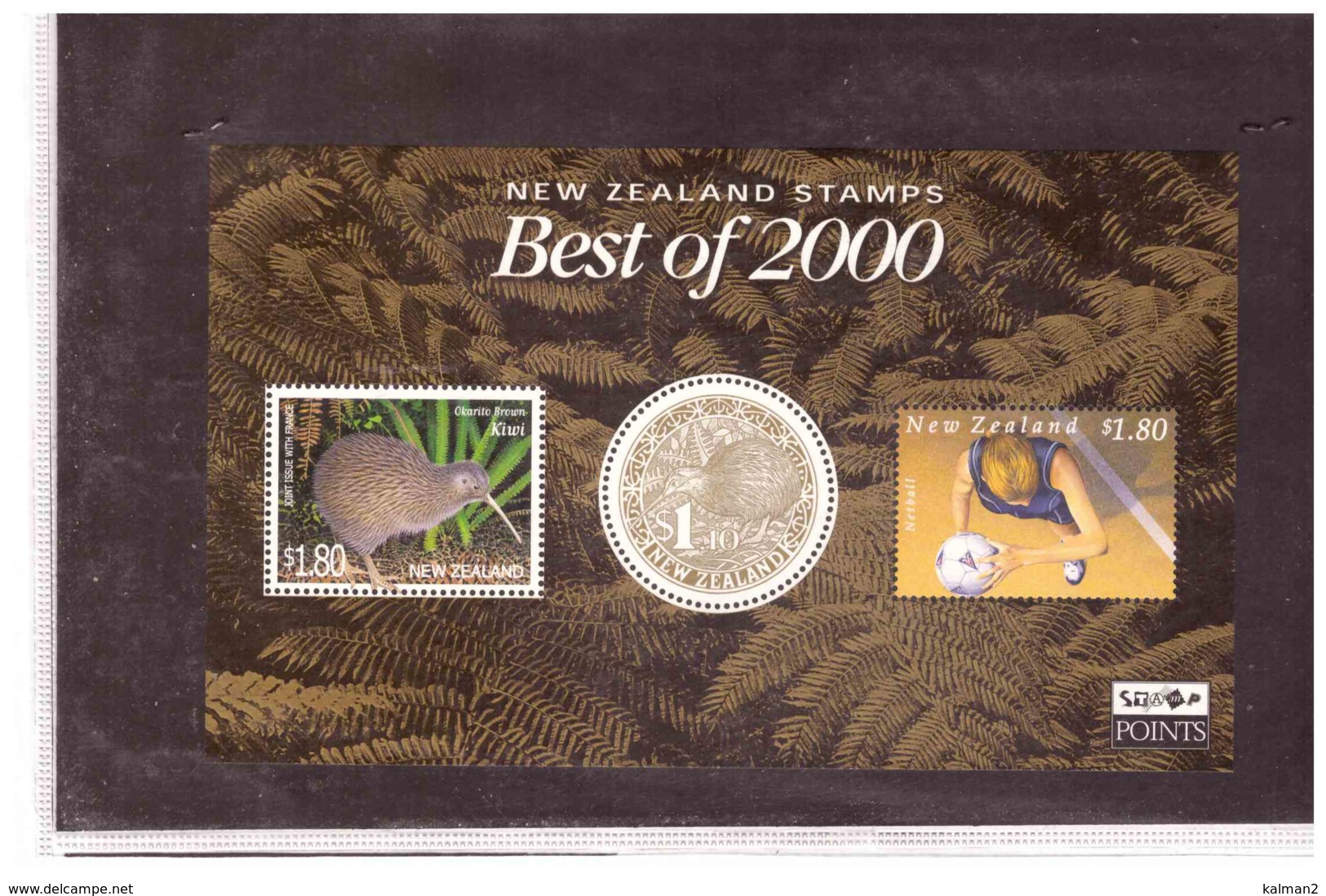 NEW ZEALAND   - REWARDS BEST OF  2000  OF 3 MINIATURE SHEETS WITH PACK - Blocchi & Foglietti