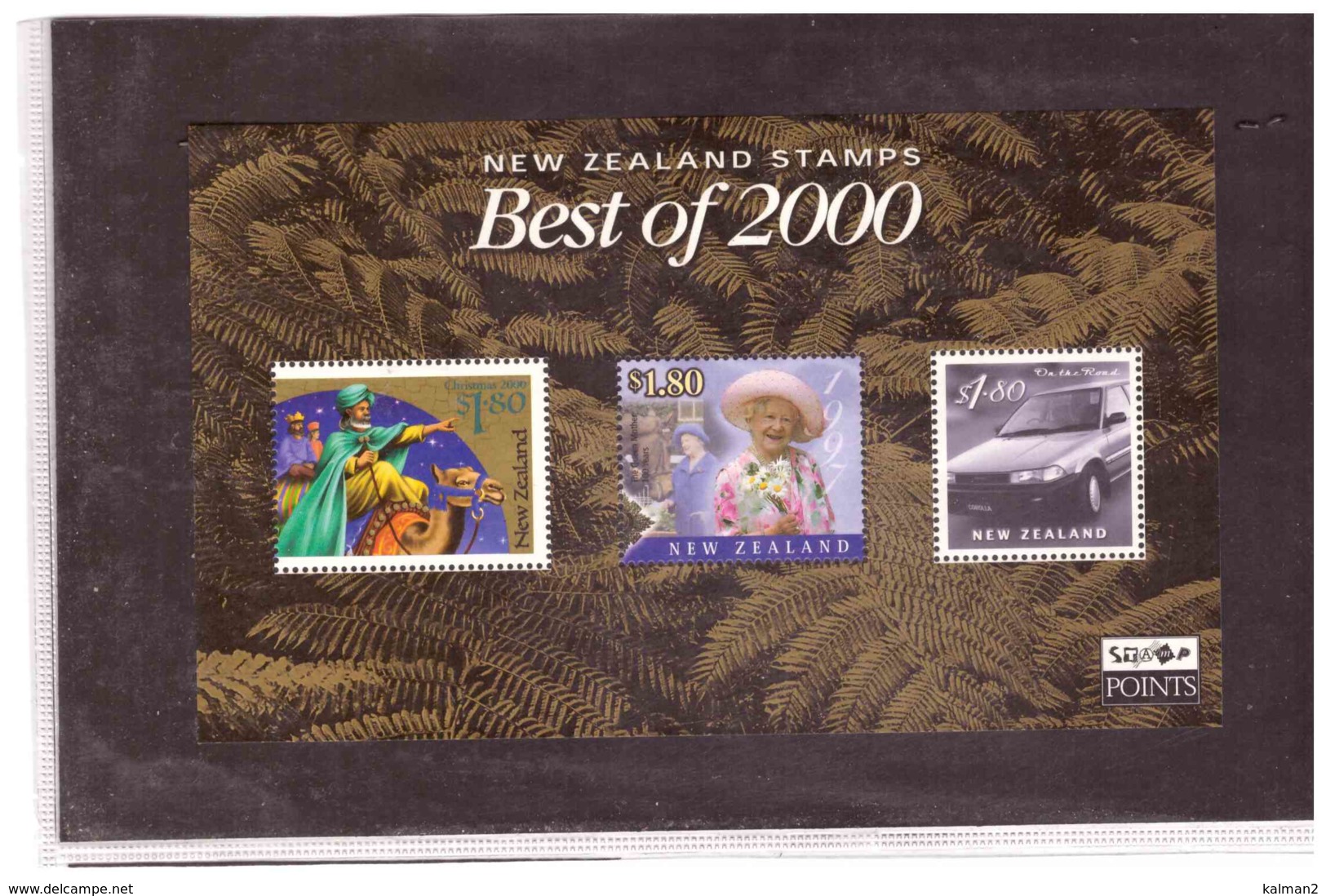 NEW ZEALAND   - REWARDS BEST OF  2000  OF 3 MINIATURE SHEETS WITH PACK - Blocchi & Foglietti