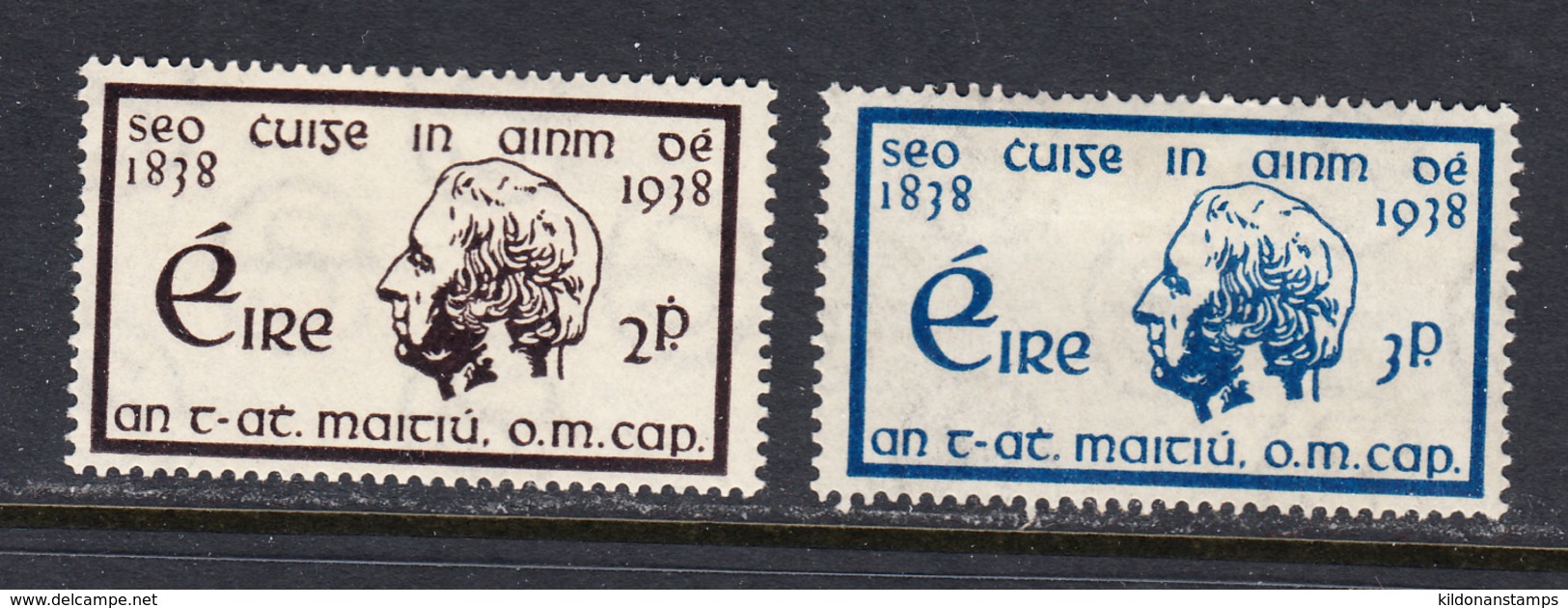 Ireland 1938 Mint Mounted Sc# 101-102, SG 107-108 - Unused Stamps