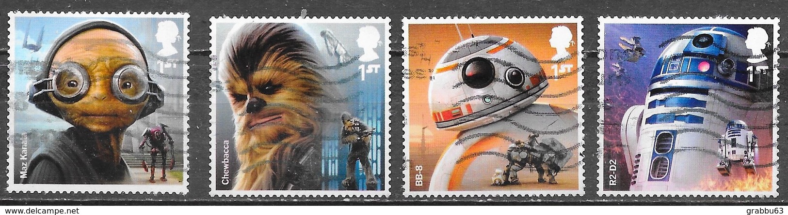 GB - Star Wars - Adhésifs - Oblitérés - Lot 1180 - Oblitérés