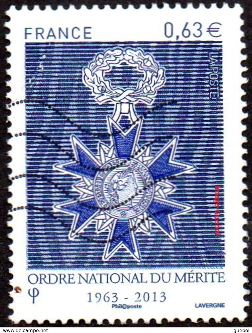 Oblitération Moderne Sur Timbre De France N° 4830 - Ordre National Du Mérite - Oblitérés