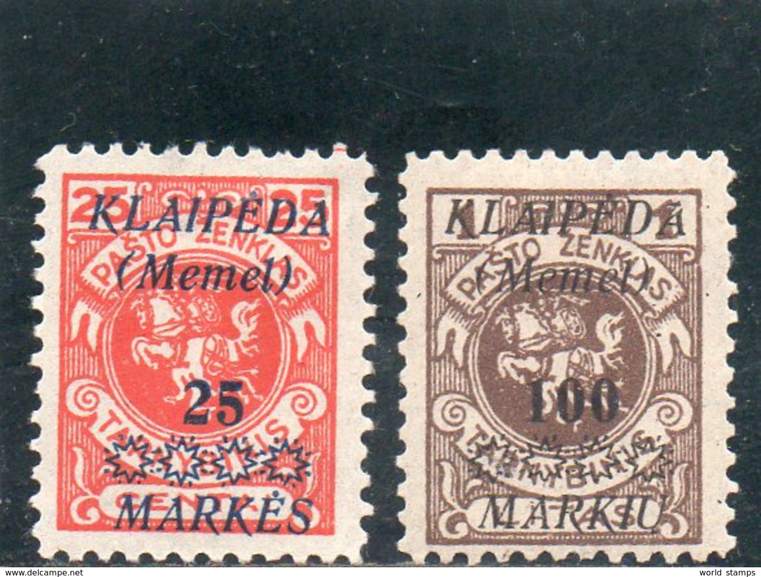 KLAIPEDA 1923 * - Memel (Klaïpeda) 1923